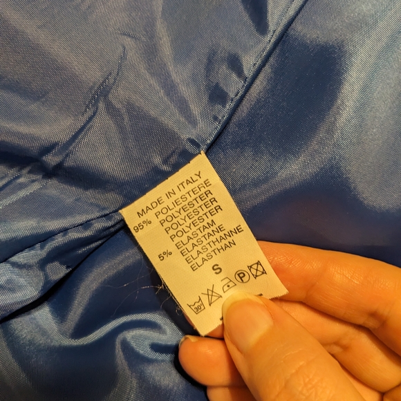 Electric Blue Petite Women's Pantsuit - Picture 3 of 7